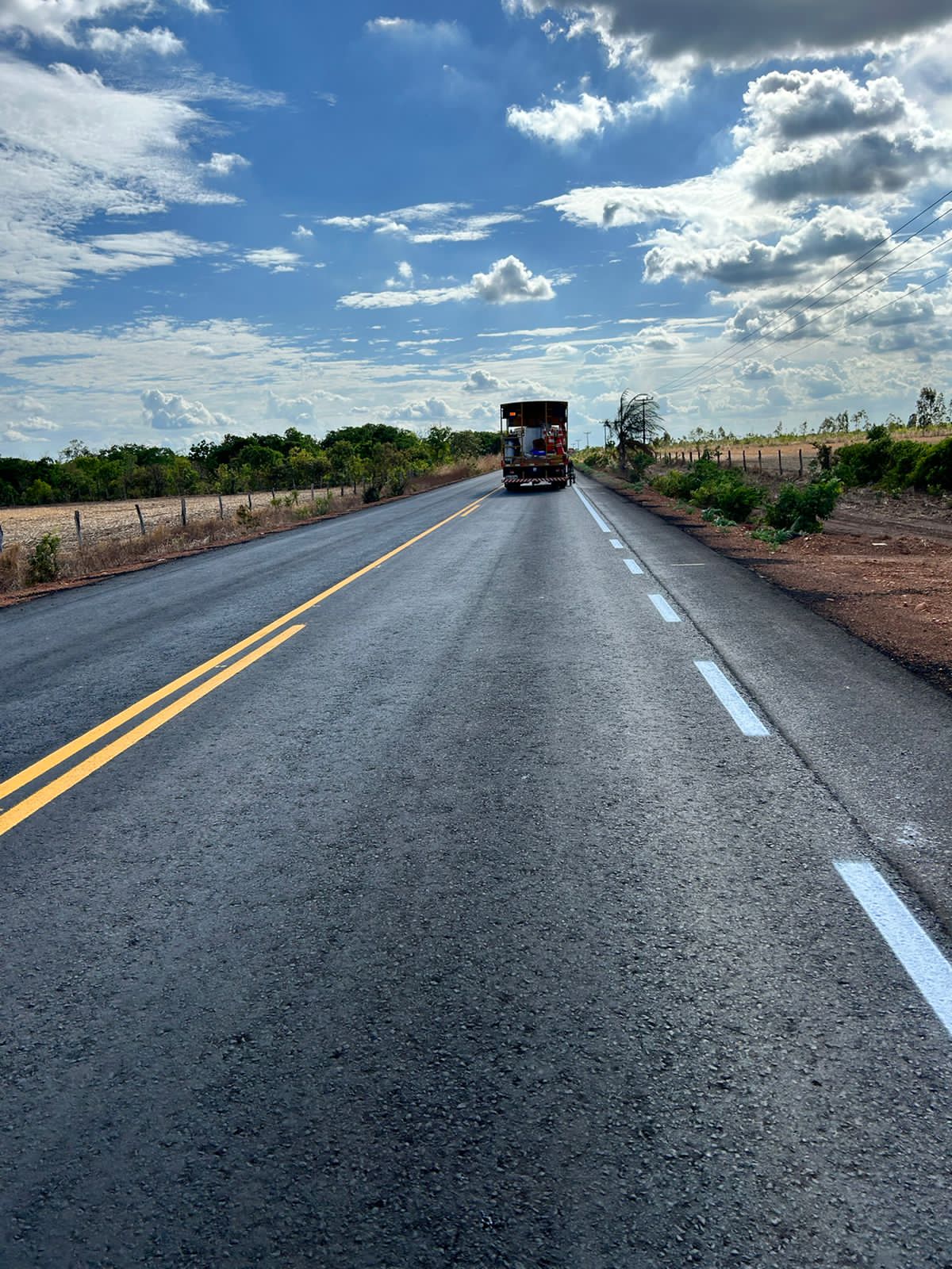 Obra de sinalização Cometa